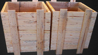 Wooden boxes and crates