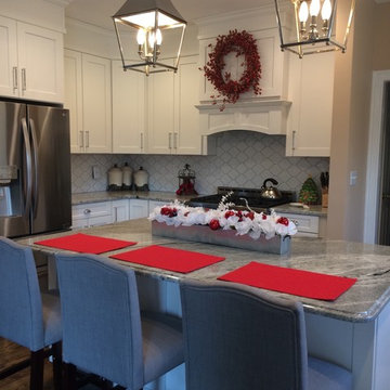 Waypoint Painted Linen Cabinets