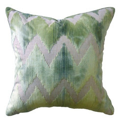 Watersedge Green Throw Pillow - Decorative Pillows