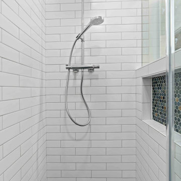 Bathroom Trio & Laundry Room Updates Transform McLean Home