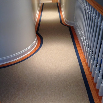 Custom Curved Wide Binding Sisal Runners