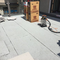 Roof Top Patio Deck - Landscaping Stones And Pavers