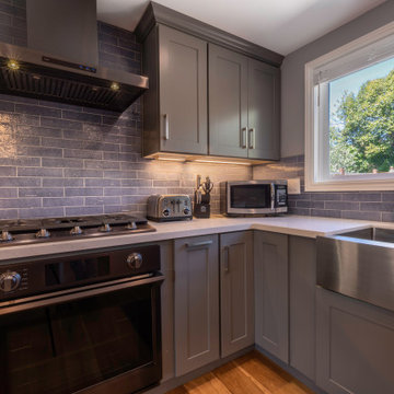 Grey Kitchen Remodel - San Jose