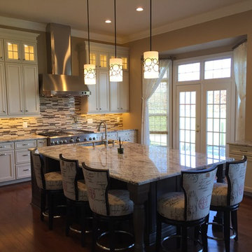 Gorgeous Kitchen with a Breathtaking View of a Golf Course in Leesburg VA