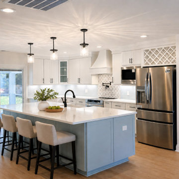 Contemporary Coastal Kitchen Remodel