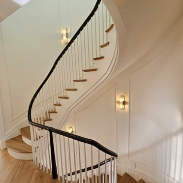 Project #131 | Three-Story Elliptical Staircase in Historic Home