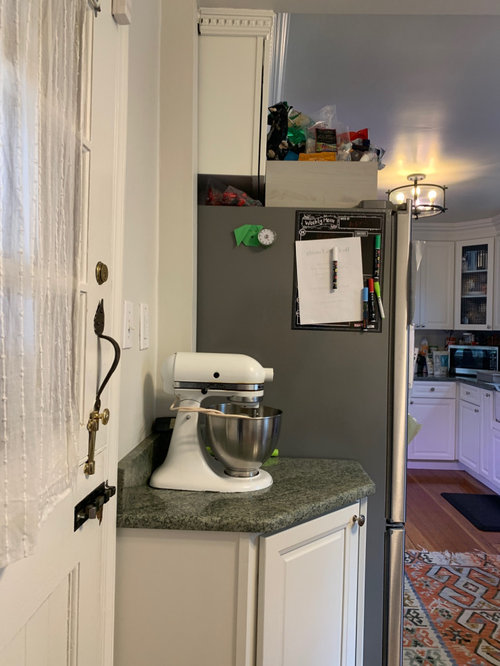 New pantry next to fridge?