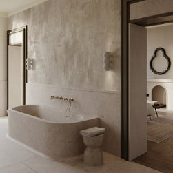 Hand Painted Venetian Texture - Beige - Wallpaper