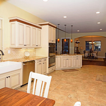 Walnut & Paint Kitchen
