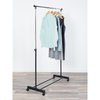 Garment Rack, Rolling and Adjustable from 32" to 60", Chrome finish