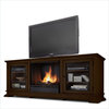 Real Flame Hudson Ventless Gel Fireplace and TV Stand in Espresso