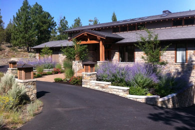 Transitional exterior home idea in Portland