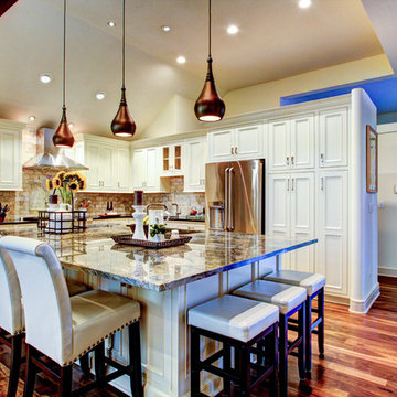 Rustic/Elegant Kitchen & Hearth Space