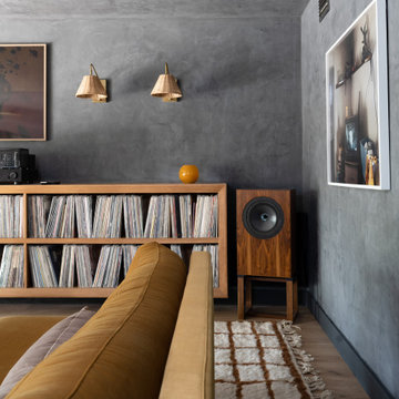 Record Room Remodel Photography