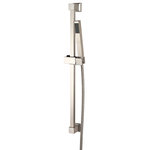 Pioneer Industries - Mod Handheld Shower Set, Pvd Brushed Nickel - Inspired by the dichotomy of sharp geometric principles and backed by Pioneer s superior brass construction, the new MOD collection is the high-end contemporary styling solution homeowners and designers have waited for. The MOD collection perfectly aligns with the design needs of today s urbanites, while delivering an environmentally conscious water experience around the home. With a carefully engineered rectangular spout, crisp angles, and smooth operating ceramic disc cartridges, MOD offers unmatched quality, functionality, and style.