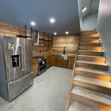 Rustic Cabin Basement Kitchen Remodel | Lake Wales, FL