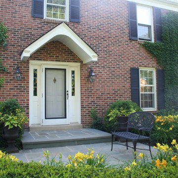 Close up of front entry