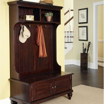 Home Styles Bermuda Hall Tree Stand in Espresso
