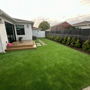 Outdoor Kitchen and Artificial Grass