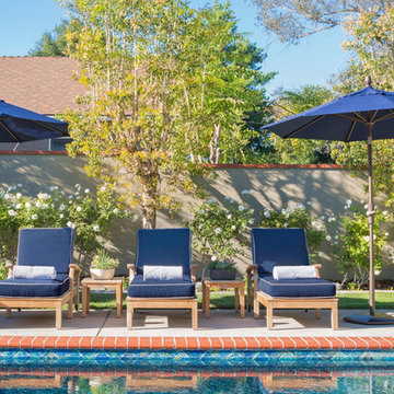 Pool Lounging Area