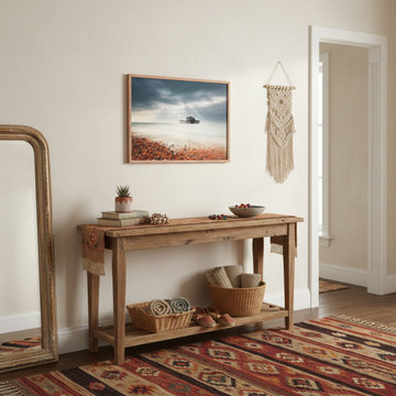 Abandoned West Pier Vintage Gentle Touch Effect Boho Style Wall Art