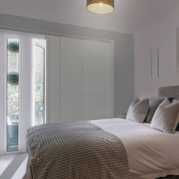 Adjustable Sliding Panels- Blackout 2.0_Snowfall Night