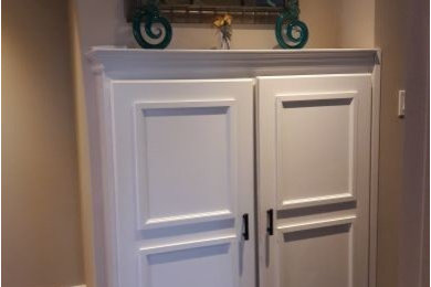 Example of a trendy home design design in Other