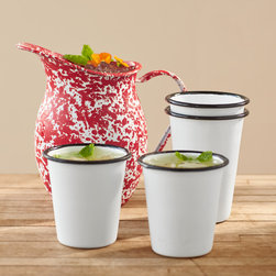 Red Enamelware - Ditch The Plastic - Products