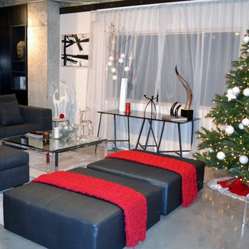 Christmas decorating modern style