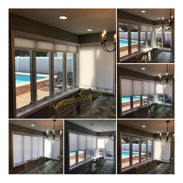 Honeycomb Duette Shades - Various Projects