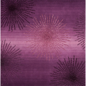 Safavieh Soho Collection Soh712q Handmade Purple Rug