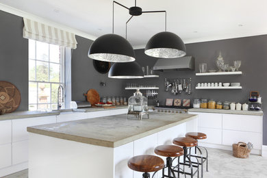 This is an example of an industrial kitchen in Dorset.