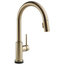 Delta Trinsic Pull-Down Kitchen Faucet with Touch2O Technology, Champagne Bronze