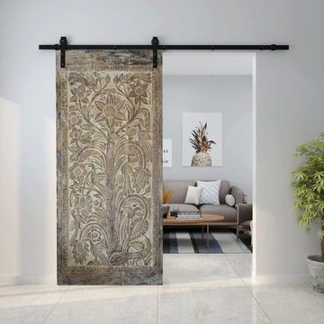 Sacred Spaces: How Carved Buddha Doors and Panels Enhance Yoga Studios and Welln