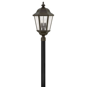 Hinkley Edgewater Large Post Top Or Pier Mount Lantern, Oil Rubbed Bronze