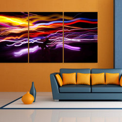 Triptych Living Room #8181 - Artwork