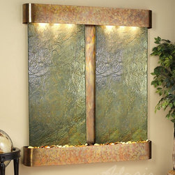 Cottonwood Falls Wall Fountain - Indoor Fountains