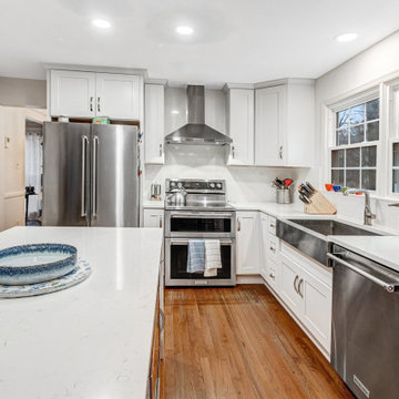 Transitional White Kitchen Remodel Woodbridge, VA