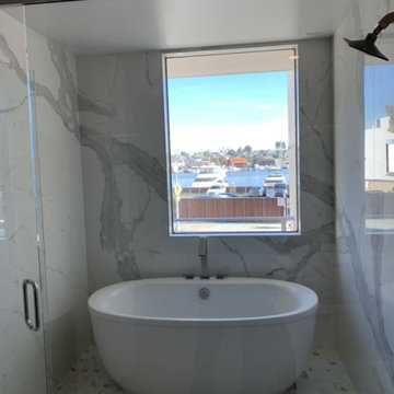 Bathroom Remodel | Beautiful New Countertop & Backsplash