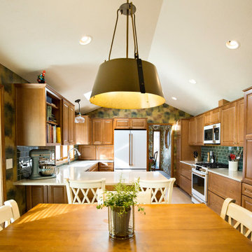 Abstract Traditional Kitchen