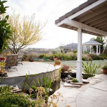 Xeriscape Landscape - Lush Green with Low-Water Plants