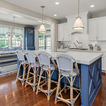 Modern Farmhouse Kitchen and Basement in Glen Mills
