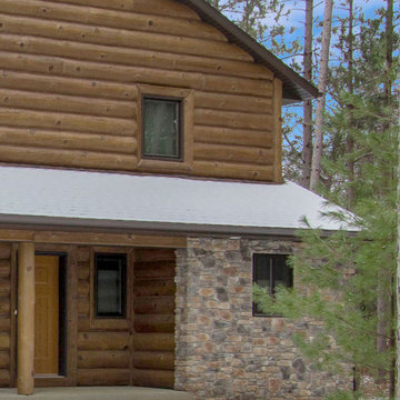 Concrete Log Siding Homes