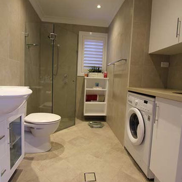 Laundry & Bathroom Combination