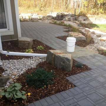 A yard with a challenging drainage problem