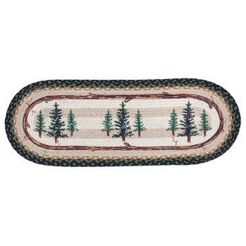 Tall Timbers Oval Patch Runner 13"x36"