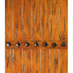 Single Door, Exterior, Knotty Alder, Clavos, Southwest Home - Front Doors