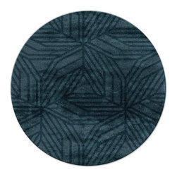 KAIW&Aacute; round wool rug by BRABBU - Rugs
