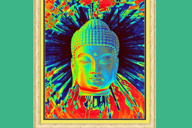 Colorful Buddha Prints