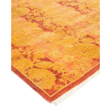 Mogul, One-of-a-Kind Hand-Knotted Area Rug Pink, 2'9"x7'9"